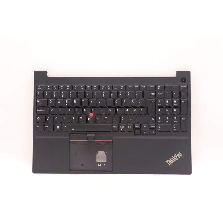 Lenovo 5M11C43578 Palmrest Top Case con tastiera, Norvegese, nero, Retroilluminazione