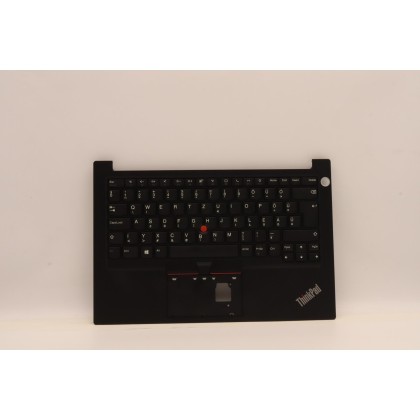 Lenovo 5M11C47313 Palmrest Top Case con tastiera, Ungherese, nero, Lettore di impronte digitali