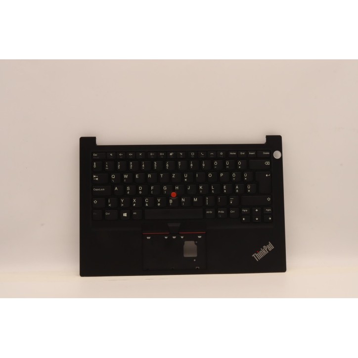 Lenovo 5M11C47313 Palmrest Top Case con tastiera, Ungherese, nero, Lettore di impronte digitali