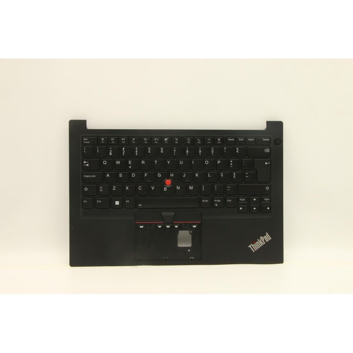 Lenovo 5M11C47432 Palmrest Top Case con tastiera, Portoghese, Nero, Retroilluminazione
