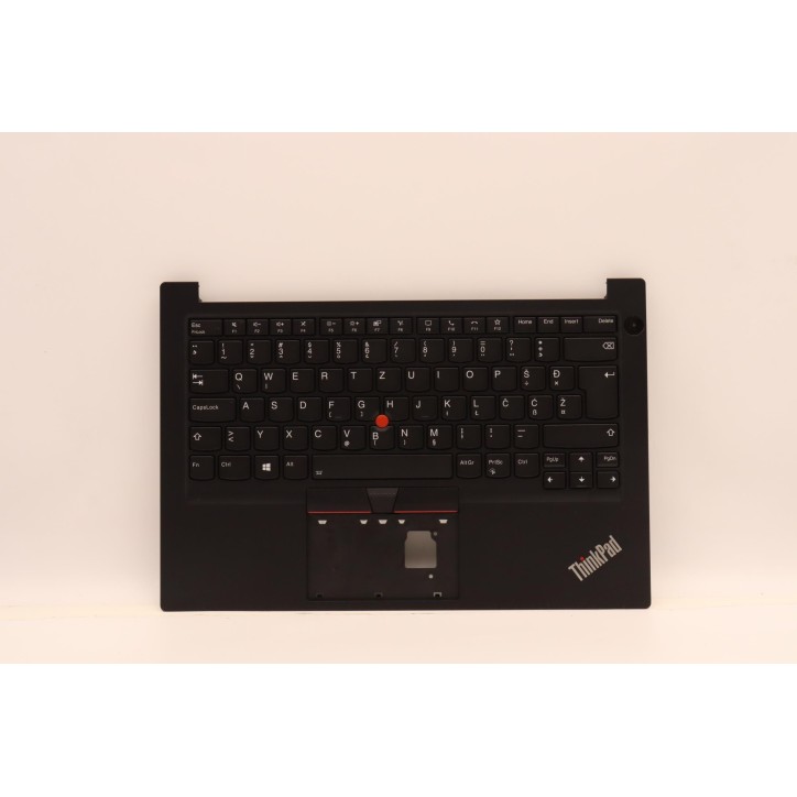 Lenovo 5M11C47441 Palmrest Top Case con tastiera, Sloveno, nero, Retroilluminazione