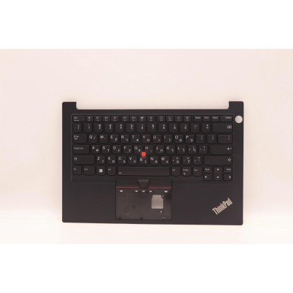 Lenovo 5M11C47633 Palmrest Top Case con tastiera, Ebraico, Nero, Retroilluminazione, Impronta digitale