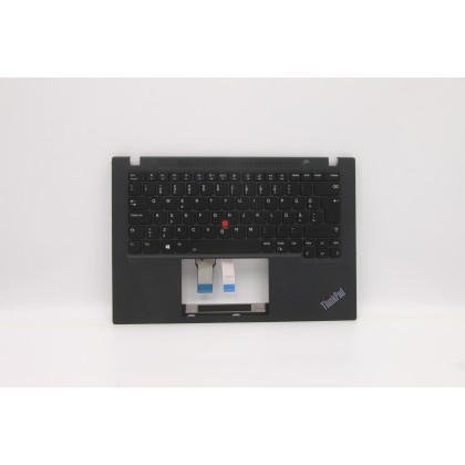Lenovo 5M11C47908 Palmrest Top Case con tastiera, Estone, Nero, Retroilluminazione