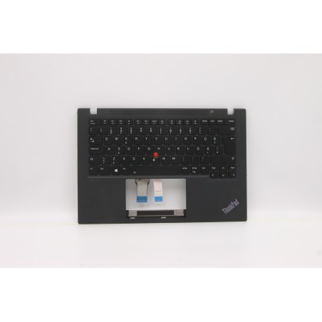Lenovo 5M11C47908 Palmrest Top Case con tastiera, Estone, Nero, Retroilluminazione