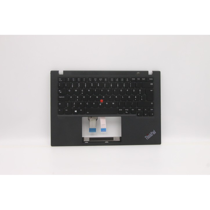 Lenovo 5M11C47908 Palmrest Top Case con tastiera, Estone, Nero, Retroilluminazione