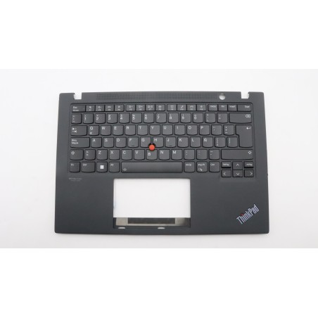 Lenovo 5M11C85461 Palmrest Top Case con tastiera, Spagnolo (America Latina), nero, Retroilluminazione, WWAN