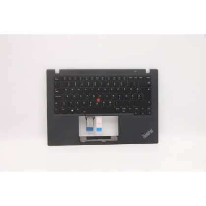 Lenovo 5M11C85484 Palmrest Top Case con tastiera, Sloveno, nero, Retroilluminazione, WWAN