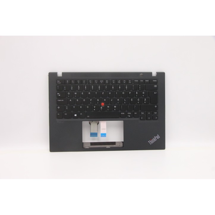 Lenovo 5M11C85484 Palmrest Top Case con tastiera, Sloveno, nero, Retroilluminazione, WWAN