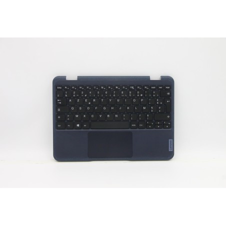 Lenovo 5M11C85636 Palmrest Top Case con tastiera, Francese, Nero, Senza WWAN