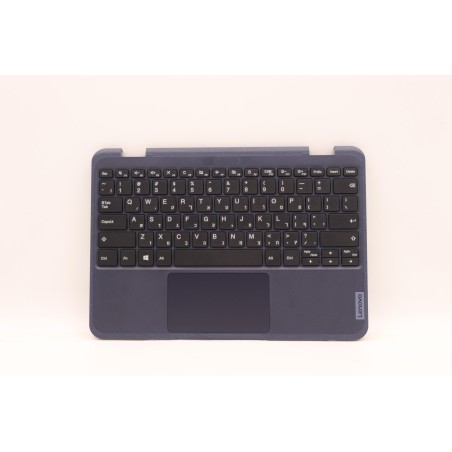 Lenovo 5M11C85642 Palmrest Top Case con tastiera, Ebraico, nero, ClickPad, SENZA WWAN, SENZA WLAN