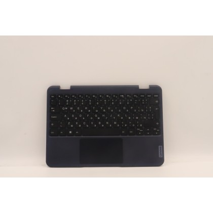 Lenovo 5M11C85704 Palmrest Top Case con tastiera, Bulgaro, nero, senza WWAN, UK