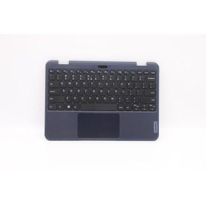 Lenovo 5M11C86058 Palmrest Top Case con tastiera, Inglese (Stati Uniti/Europa), Nero, Senza WWAN