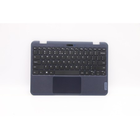 Lenovo 5M11C86058 Palmrest Top Case con tastiera, Inglese (Stati Uniti/Europa), Nero, Senza WWAN