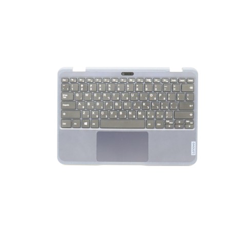 Lenovo 5M11C86088 Palmrest Top Case con tastiera, Ebraico, Nero, Senza WWAN