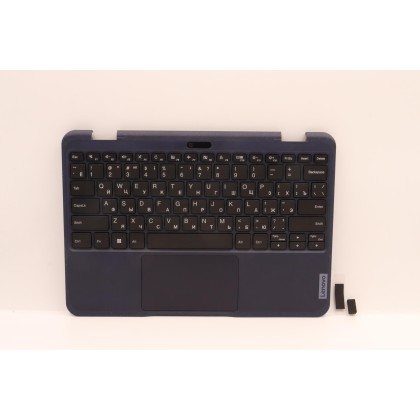 Lenovo 5M11C86112 Palmrest Top Case con tastiera, Russo, nero, ClickPad, SENZA WWAN, SENZA WLAN