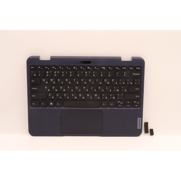 Lenovo 5M11C86112 Palmrest Top Case con tastiera, Russo, nero, ClickPad, SENZA WWAN, SENZA WLAN