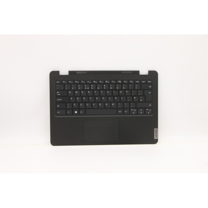 Lenovo 5M11C86295 Palmrest Top Case con tastiera, Inglese Regno Unito, Nero