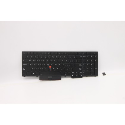 Lenovo 5M11C88846 Tastiera interna, Arabo, Nero, Retroilluminazione