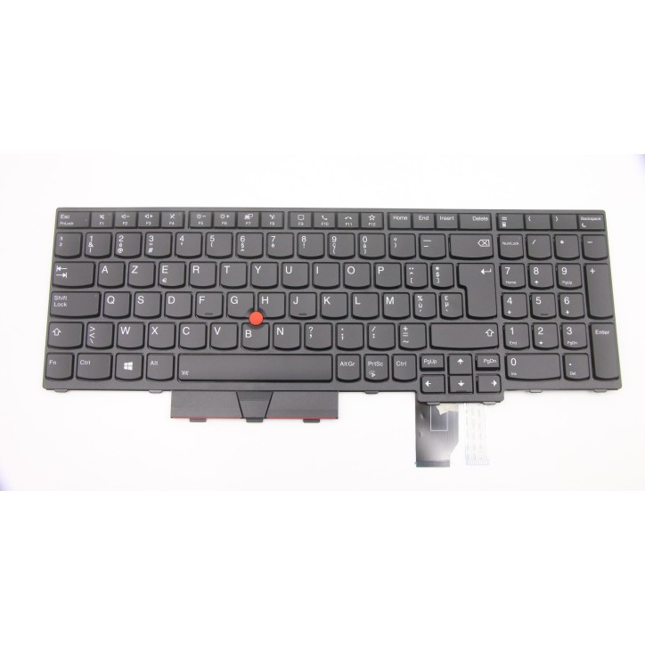 Lenovo 5M11C88849 Tastiera interna, Belga, Nero, Retroilluminazione