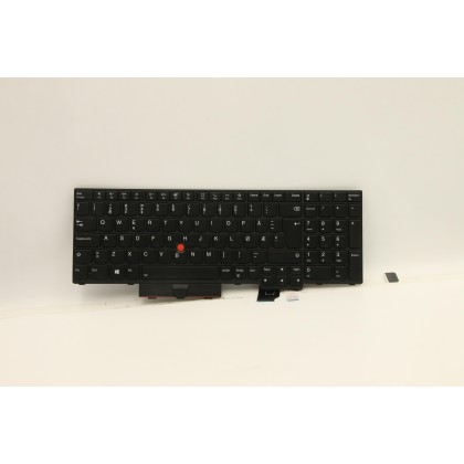 Lenovo 5M11C88879 Tastiera interna, Norvegese, nero, Retroilluminazione