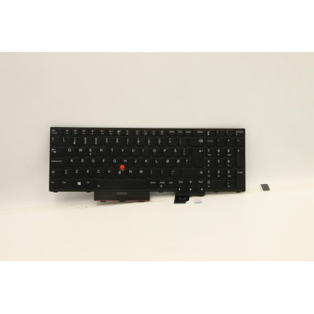 Lenovo 5M11C88879 Tastiera interna, Norvegese, nero, Retroilluminazione