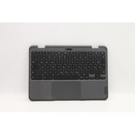 Lenovo 5M11C88948 Palmrest Top Case con tastiera, Sloveno, nero