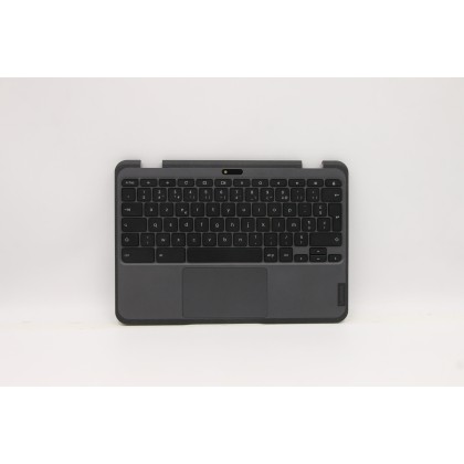 Lenovo 5M11C88959 Palmrest Top Case con tastiera, Francese, Nero