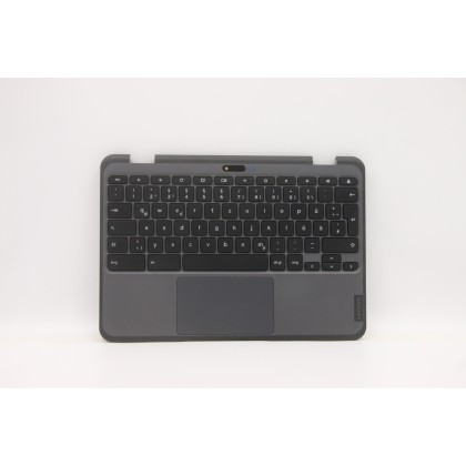 Lenovo 5M11C88968 Palmrest Top Case con tastiera, Tedesco, Nero