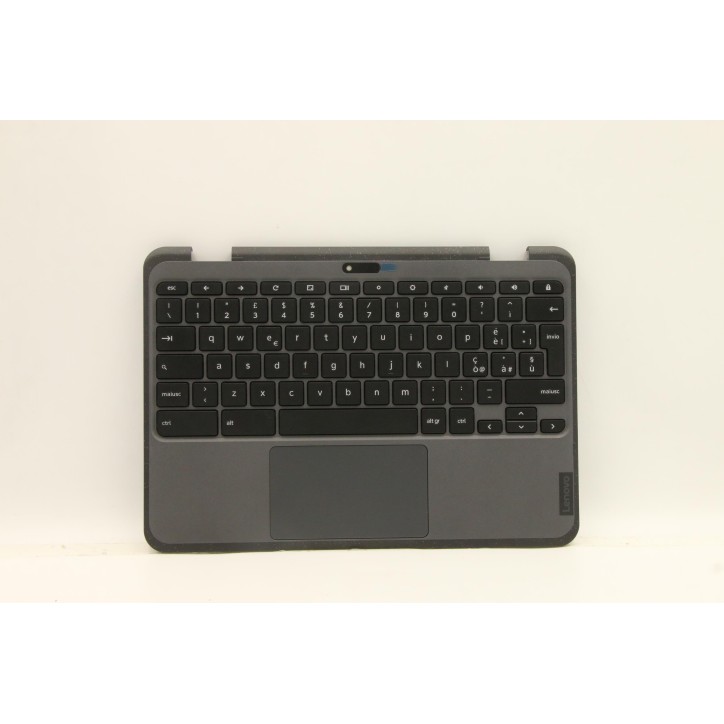 Lenovo 5M11C88992 Palmrest Top Case con tastiera, Italiano, nero