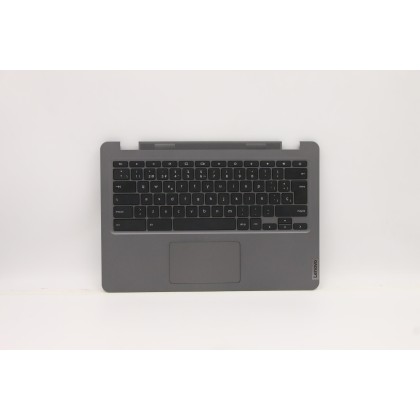 Lenovo 5M11C89161 Palmrest Top Case con tastiera, Spagnolo, Retroilluminazione, Touchpad