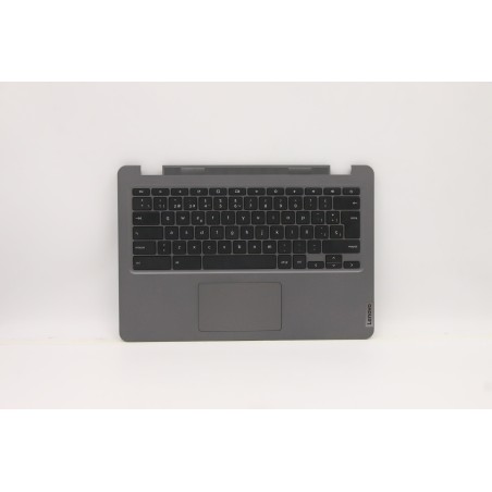 Lenovo 5M11C89161 Palmrest Top Case con tastiera, Spagnolo, Retroilluminazione, Touchpad