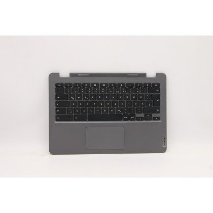 Lenovo 5M11C89168 Palmrest Top Case con tastiera, Tedesco, Senza_retroilluminazione, Touchpad