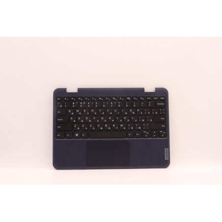 Lenovo 5M11C94616 Palmrest Top Case con tastiera, Russo, nero, ClickPad, SENZA WWAN, SENZA WLAN