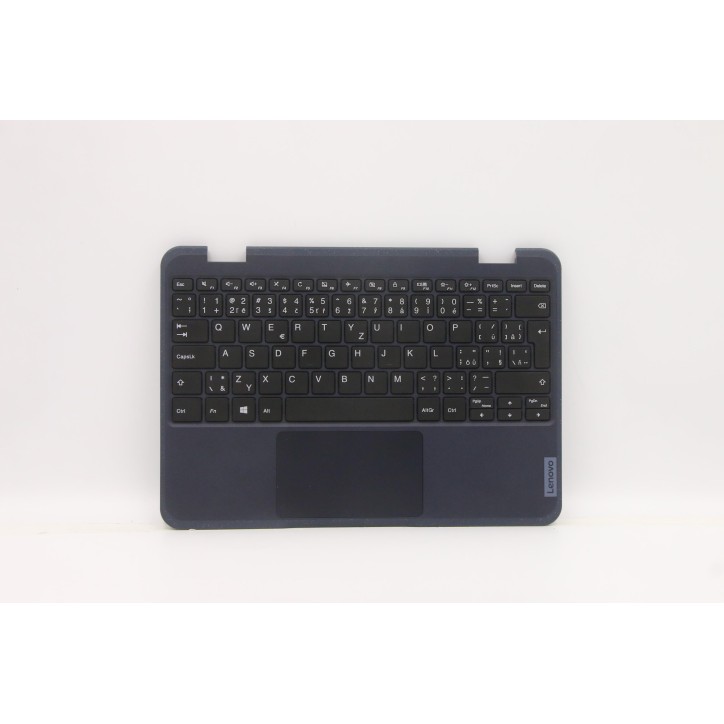 Lenovo 5M11C94633 Palmrest Top Case con tastiera, Francese, Nero, Senza WWAN