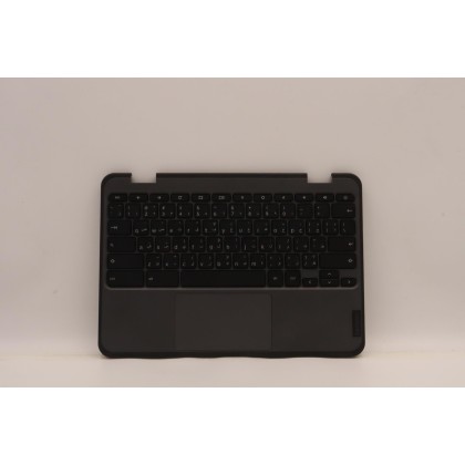 Lenovo 5M11C94665 Palmrest Top Case con tastiera, Arabo, Senza retroilluminazione, Touchpad, US