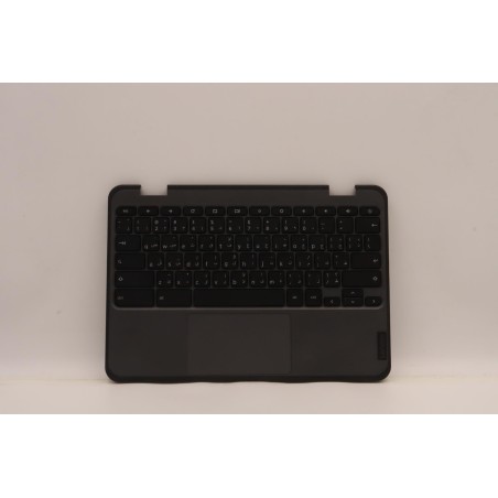 Lenovo 5M11C94665 Palmrest Top Case con tastiera, Arabo, Senza retroilluminazione, Touchpad, US