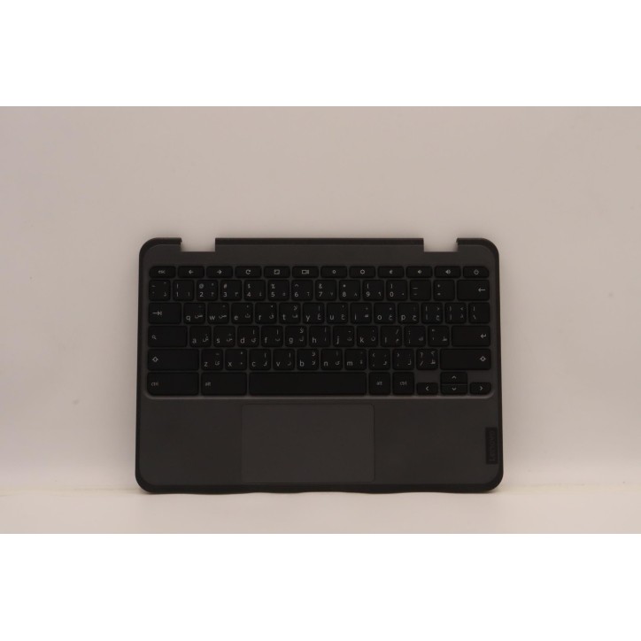Lenovo 5M11C94665 Palmrest Top Case con tastiera, Arabo, Senza retroilluminazione, Touchpad, US