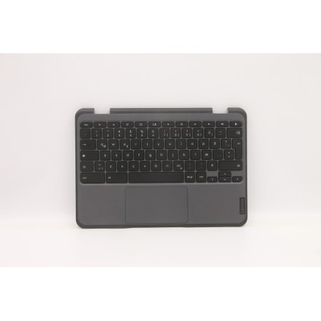 Lenovo 5M11C94817 Palmrest Top Case con tastiera, Islandese, Senza_retroilluminazione, Touchpad