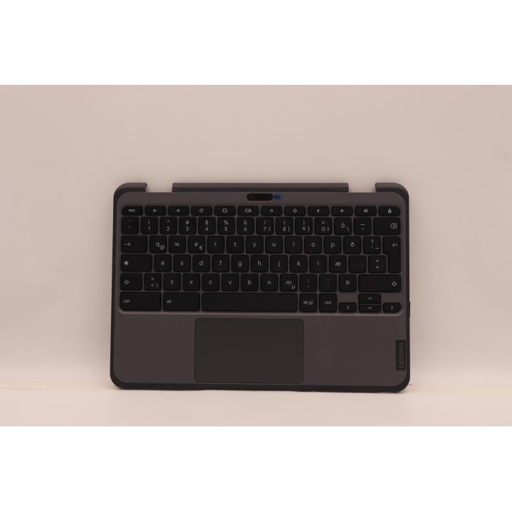 Lenovo 5M11C94818 Palmrest Top Case con tastiera, Islandese, Senza_retroilluminazione, Touchpad