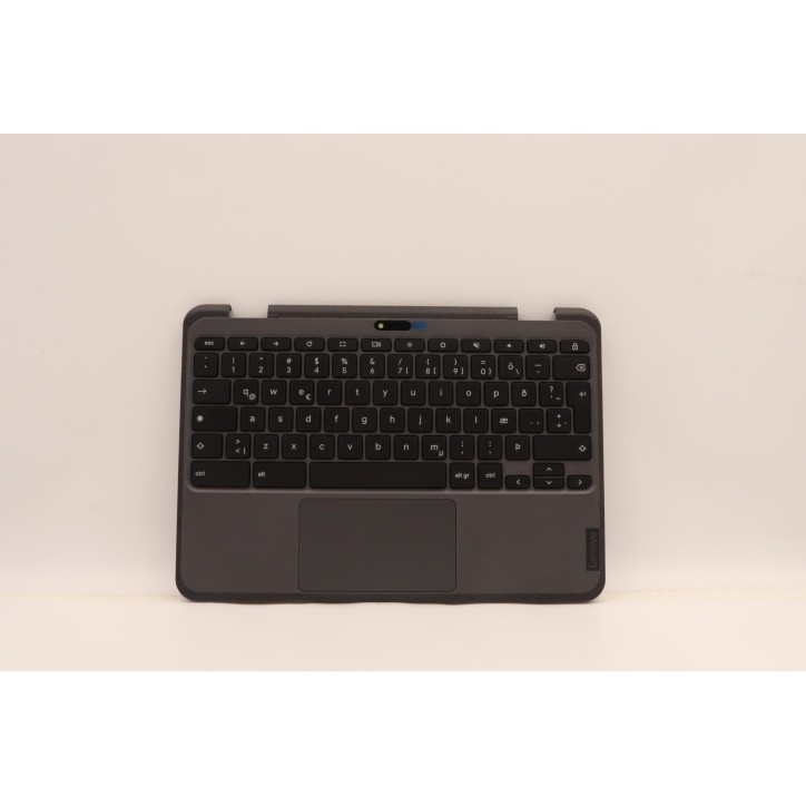 Lenovo 5M11C94830 Palmrest Top Case con tastiera, Islandese, Nero
