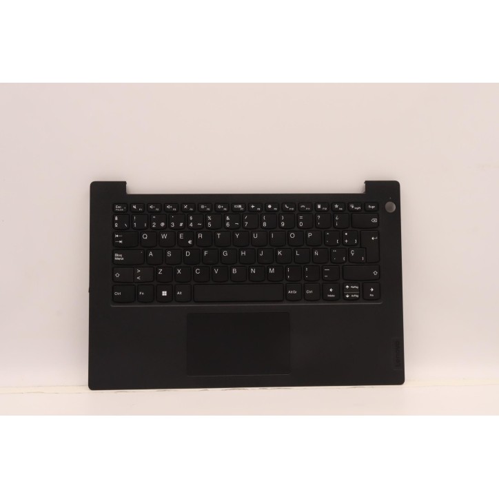 Lenovo 5M11C94849 Palmrest Top Case con tastiera, Spagnolo, Nero, Impronta digitale