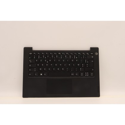 Lenovo 5M11C94850 Palmrest Top Case con tastiera, Francese, Nero, Impronta digitale