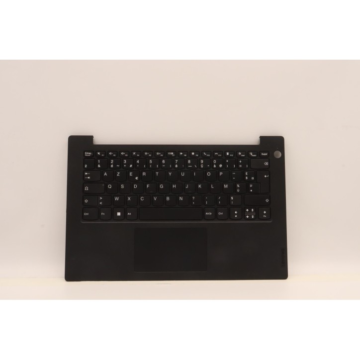 Lenovo 5M11C94850 Palmrest Top Case con tastiera, Francese, Nero, Impronta digitale