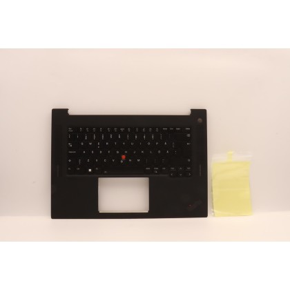 Lenovo 5M11D12084 Palmrest Top Case con tastiera, Svedese/finlandese, Retroilluminazione, Impronta digitale, Senza WWAN