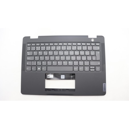 Lenovo 5M11F25594 Palmrest Top Case con tastiera, Ceco/Slovacco, nero, UK