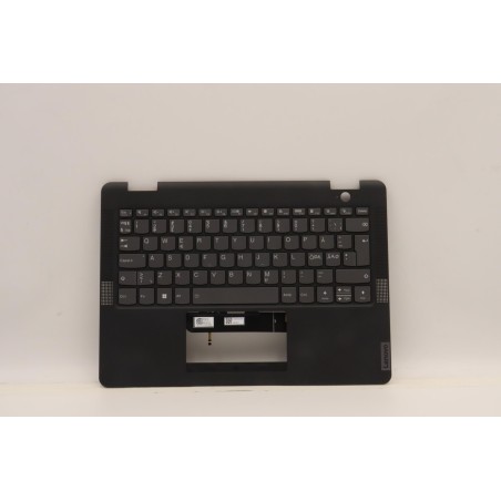 Lenovo 5M11F25748 Palmrest Top Case con tastiera, Europa del Nord, Nero, Retroilluminazione, WLAN