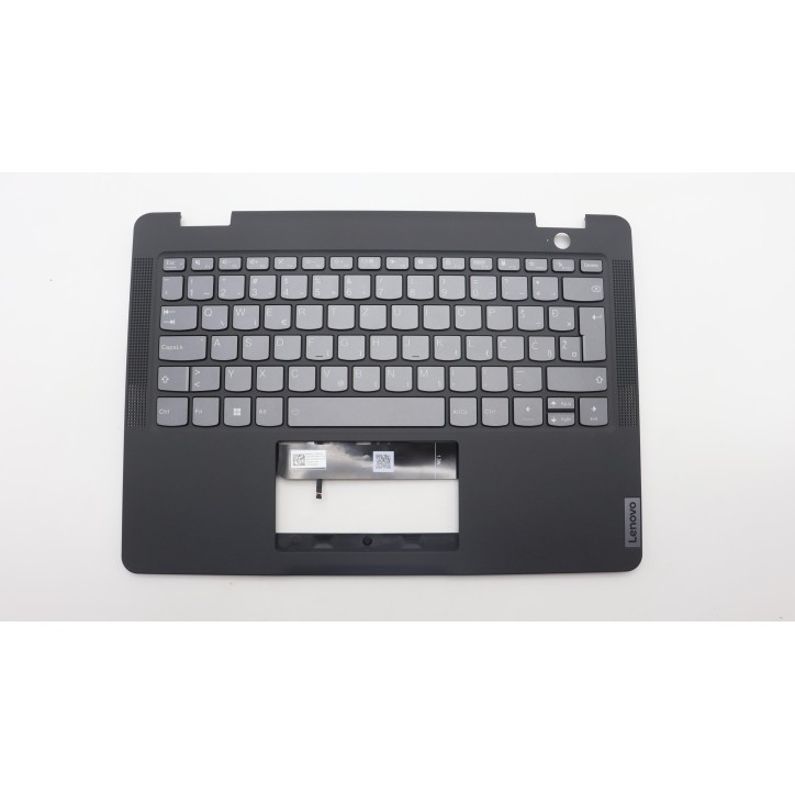 Lenovo 5M11F25758 Palmrest Top Case con tastiera, Sloveno, nero, Retroilluminazione