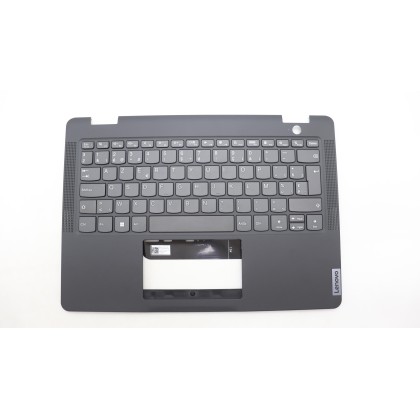 Lenovo 5M11F26443 Palmrest Top Case con tastiera, Belga, nero, WWAN, WLAN, UK