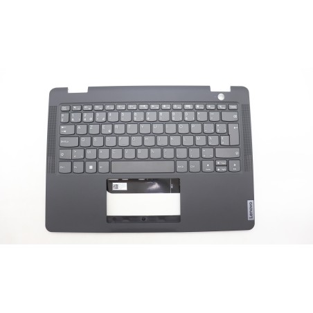 Lenovo 5M11F26443 Palmrest Top Case con tastiera, Belga, nero, WWAN, WLAN, UK
