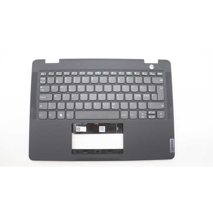 Lenovo 5M11F26463 Palmrest Top Case con tastiera, Lingue scandinave, nero, WWAN, WLAN